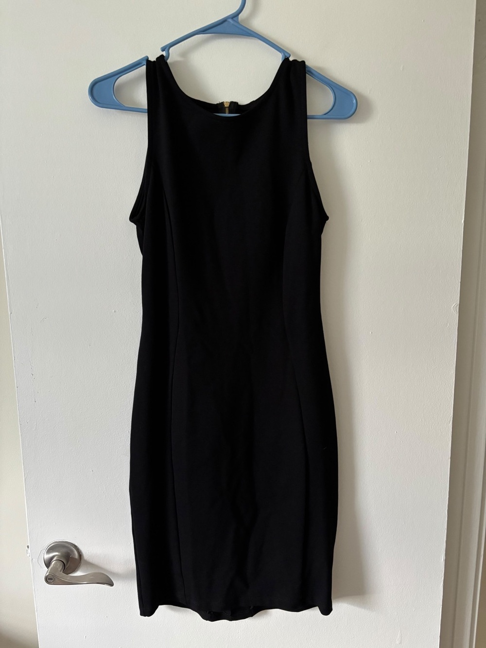 Classic Black Midi Sheath Dress